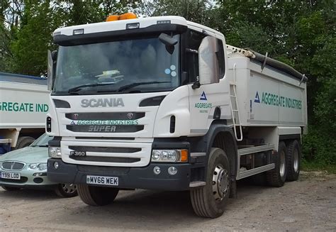 Aggregate Industries Mv66 Wek Scania P360 Tipper Gantryboy Flickr