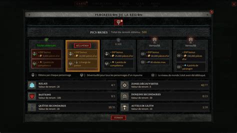 Progress Diablo Iv Beta Interface In Game