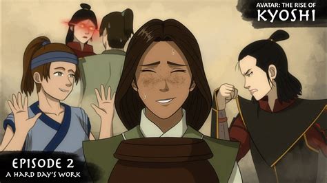 Avatar The Rise Of Kyoshi Visual Novel Episode 2 A Hard Days Work