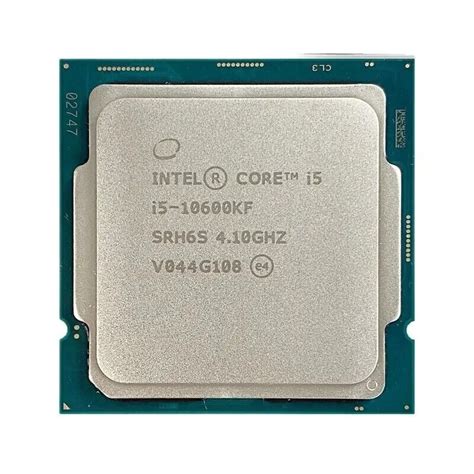 Intel 10th Core i5 10600KF 6 Cores/12 Threads 4.1/4.8Ghz LGA 1200 CPU ...