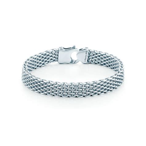 Tiffany Somerset™ Bracelet Oxidized Sterling Silver Tiffany And Co