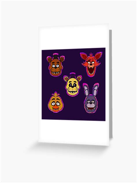 Tarjetas de felicitación for Sale con la obra FNAF 1 Todos los