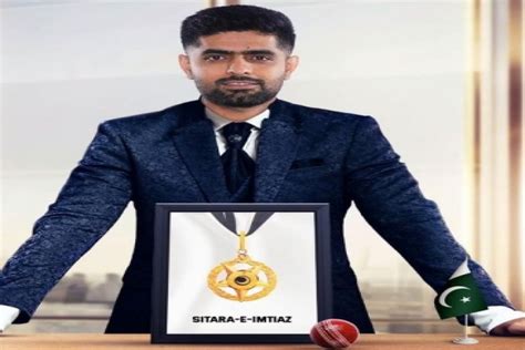 Pakistan Skipper Babar Azam Receives Top Civilian Award Sitara E