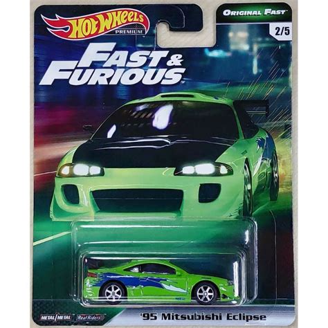 Hot Wheels Mitsubishi Eclipse First Edition Shopee Malaysia
