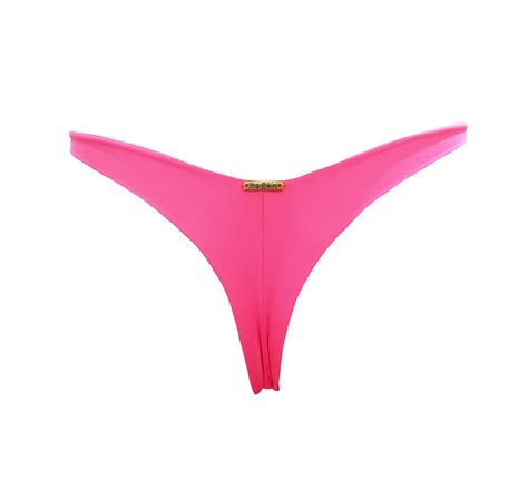 Calcinha Fio Dental Rosa Ilha Bikini