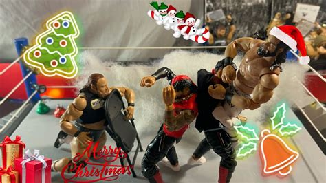 PHW Otis VS The Usos Hardcore Tag Team Championship Match WWE Action Figure Match YouTube