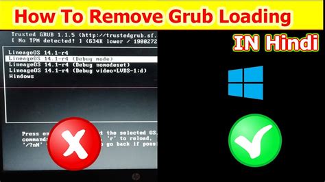 How To Remove Grub Bootloader From Windows How To Remove Grub