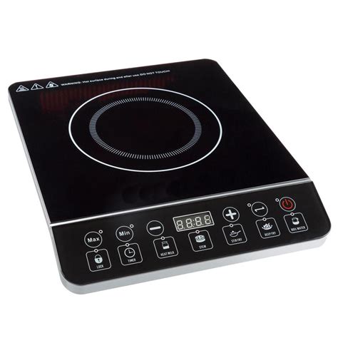 Portable Induction Cooktop Watt Single Burner Electric Hot Plate Slq The Home Depot