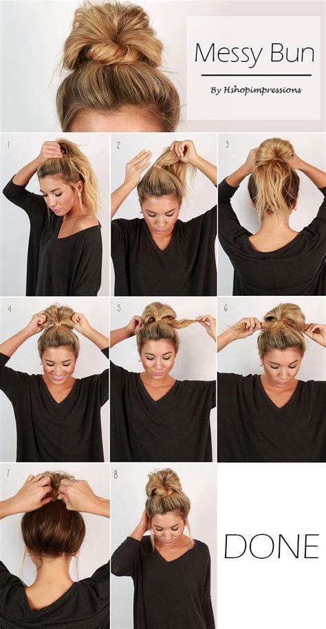 Easy Cute Bun Hairstyle Ideas Trendy Hairstyle Ideas Diy Hairstyles