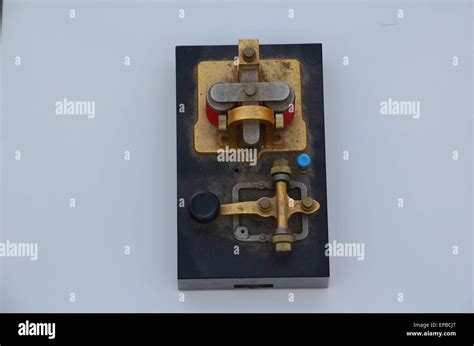 Telegraph For Morse Code Stock Photo Alamy
