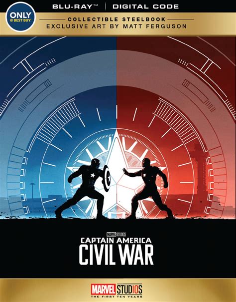 Captain America Civil War Steelbook Blu Ray Only Best Buy