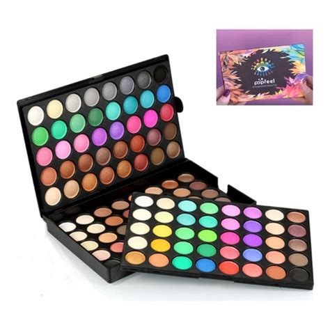 Paleta De Sombras Cores Maquiagem Brilho Nude Colorido Shopee Brasil