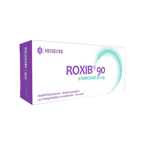 Roxib Etoricoxib 90mg Cont 14 Comprimidos Recubiertos Punto Farma