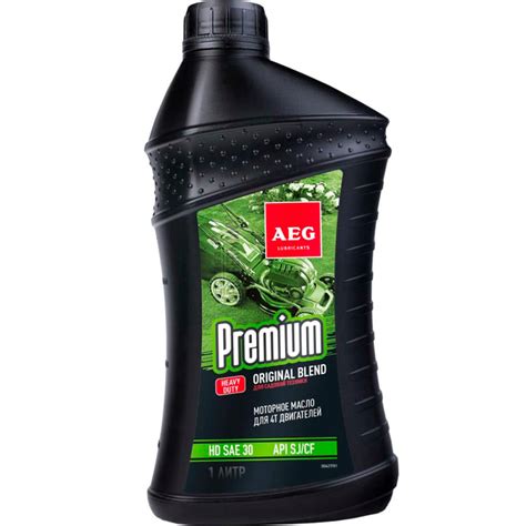 Масло для 4-х тактных двигателей AEG Premium HD SAE 30 API SJ/CF (1л ...