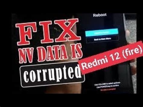 Xiaomi Redmi Fire Nv Data Corrupted Imei Repair Network Repair