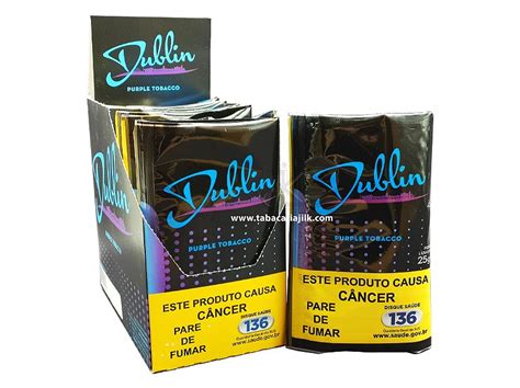 Tabaco Fumo Para Cigarro Dublin Purple Tobacco Caixa C Tabacaria Jilk