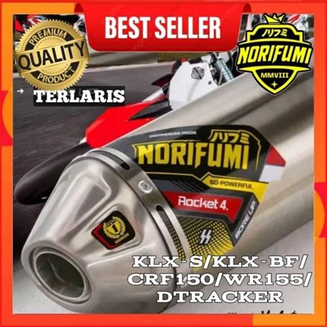 Jual Knalpot Norifumi Rocket Cocok Untuk Klx Crf Wr Shopee Indonesia