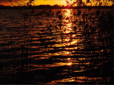 Fondos De Pantalla Luz De Sol Puesta De Sol Noche Lago Reflexión