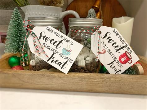 HOT COCOA Tags Printable Printable Teacher Gift Tags Teacher Gift Printable Gift