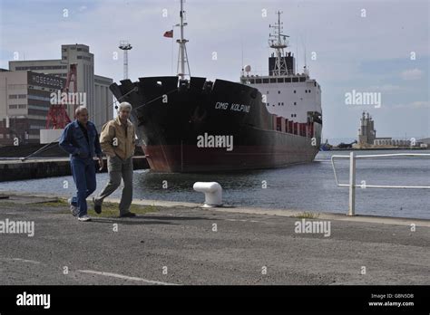 russian ship seized stock photo alamy