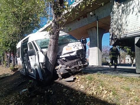 La Jornada Cuatro Lesionados En Choque De Combi Y Tr Iler En Tlalnepantla