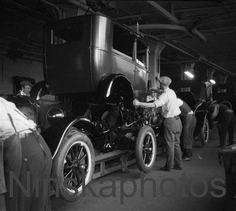 Ford Model T Assembly Line Ford Factory Fordson Plant | Etsy