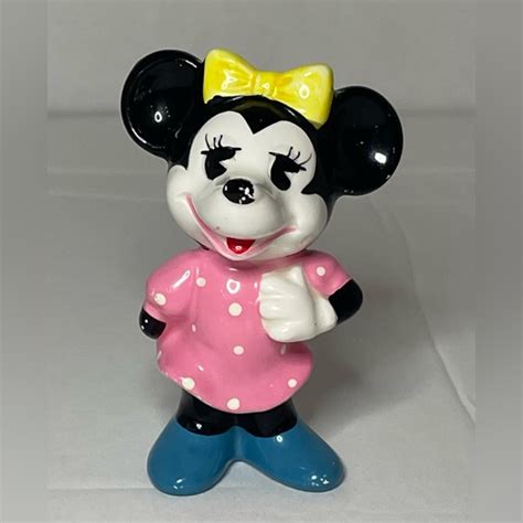 Disney Accents Disney Minnie Mouse Ceramic Figurine Poshmark