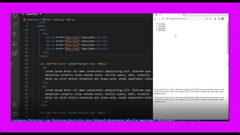 C Mo Poner Hiperv Nculos En Html Dentro De La Misma P Gina Uidev