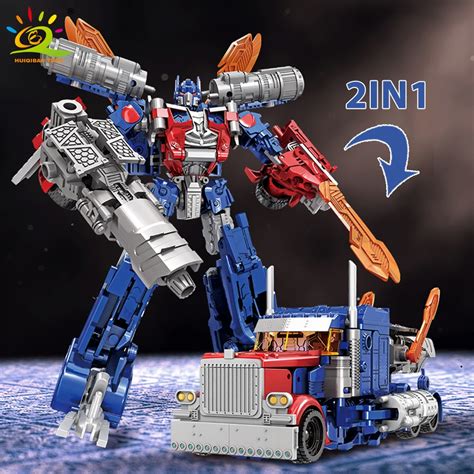 Brinquedo Robô Transformers - Brinquedo Robo Transformers Optimus Prime Caminhão Vira Robo Filme TF3 ...