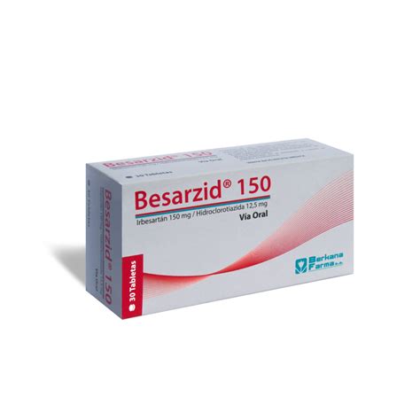 Besarzid 150 Mg Tab Rec X 30 Berkanafarma S A