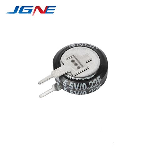 High Temperature Series Coin Cell 55v 022f V Supercapacitor Case 022