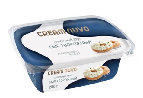 Белорусский сыр творожный “Cream Nuvo Professional” 65% 200г. Смолевичи ...