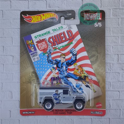 Hot Wheels Land Rover Defender Hard Top Marvel Nick Furry Premium Shopee Malaysia