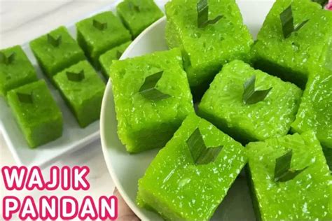 Resep Wajik Ketan Pandan Jajanan Khas Nusantara Yang Banyak Digemari