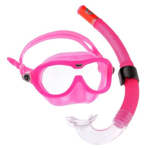 Aqua Lung Reef DX Çocuk Maske Şnorkel Seti Pembe