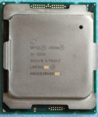 Intel OEM Xeon W-2255 SRGV8 3.7GHz to 4.5GHz 10 core 20 Threads 165W ...