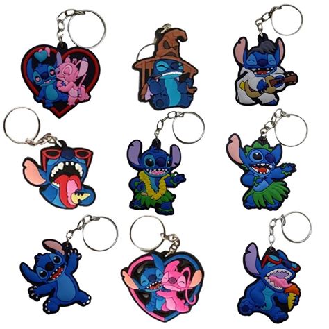 Chaveiro De Borracha Lilo Stitch Shopee Brasil