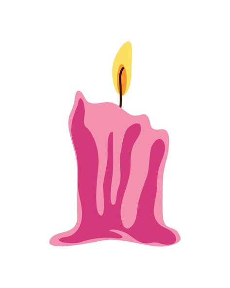 Burning Candle Light 10421035 Vector Art At Vecteezy