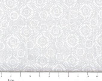 108 Extra Wide Quilt Backing BTY 100 Cotton Tone On Tone White On Tint