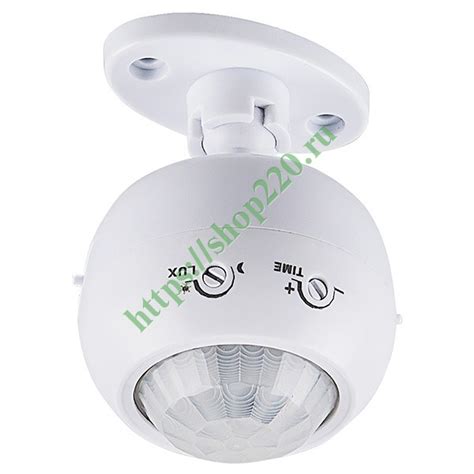 Датчик движения потолочный SEN16/ES-P27A 230V 1200W 8m (120° гориз ...