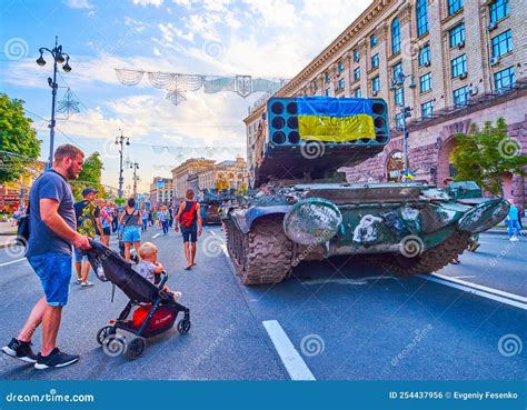 Russian Multiple Rocket Launcher BM 30 Smerch Editorial Photo