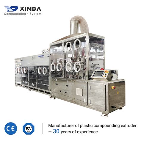 Lab Twin Screw Hot Melt Extruder For Pharma Products Pharmaceutical Machinery Hot Melt