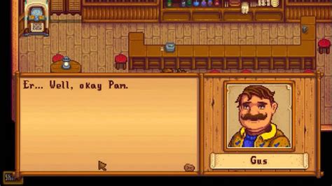 Stardew Valley Gus Guide: Schedule, Gifts, Quests and Hearts - GamesCrack.org