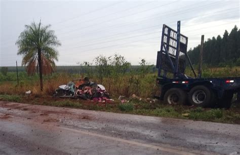 Acidente em Mato Grosso do Sul mata três membros da família paulista