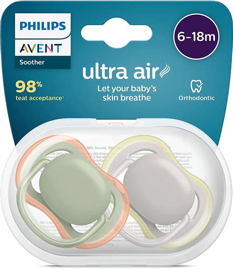Avent Ultra Soft Ou Ultra Air Qual O Melhor - Philips Avent Ultra Air Soother 2 Pack - chupeta sem BPA para bebês de ...