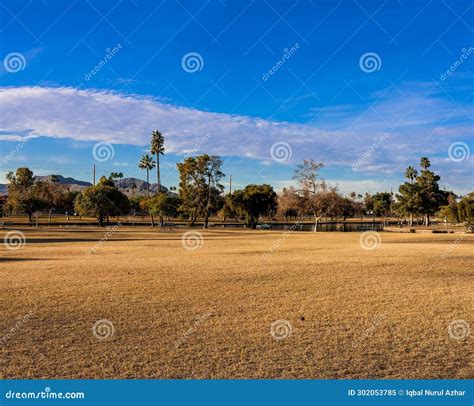 Chaparral Park Community Center Scottsdale Arizona Stock Image - Image ...