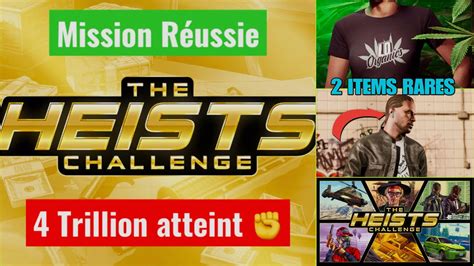 Bonus Gta Heist Challenge An Anti Par Les Joueurs Items Rares A