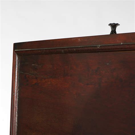 Antique Napoleon III Style Berkey And Gay Flame Mahogany Tall Chest