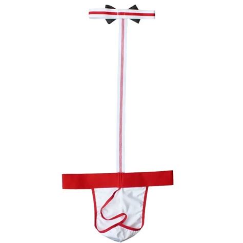 Feeshow Gay Men Sexy Borat Mankini Calzoncillos Traje De Ba O Traje De Ba O Tanga Ropa Interior