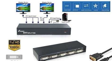 DVI hdmi разветвитель (сплиттер) 4 выхода | Festima.Ru – частные объявления
